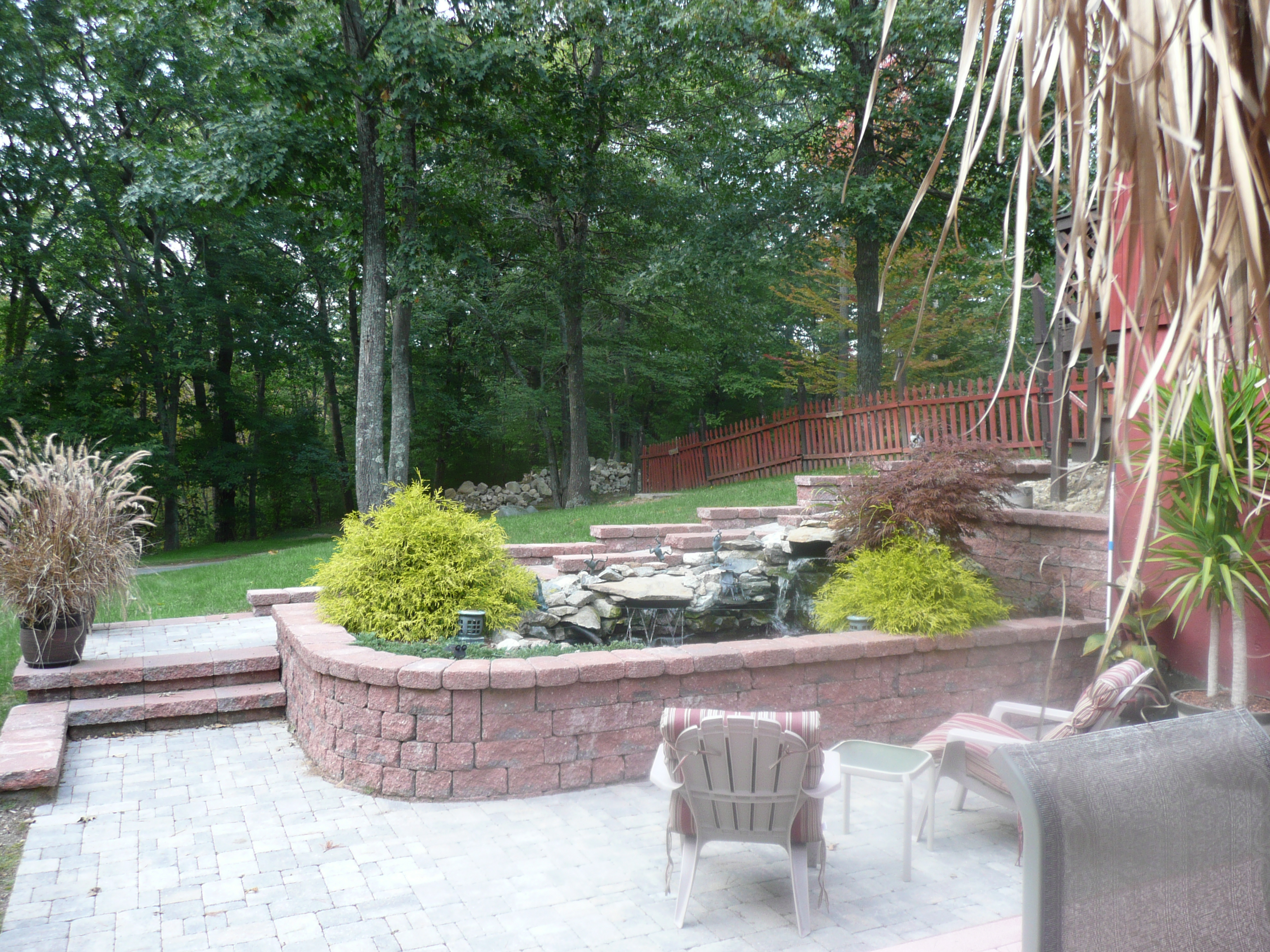 Belgard Patio, Pond & Walkway